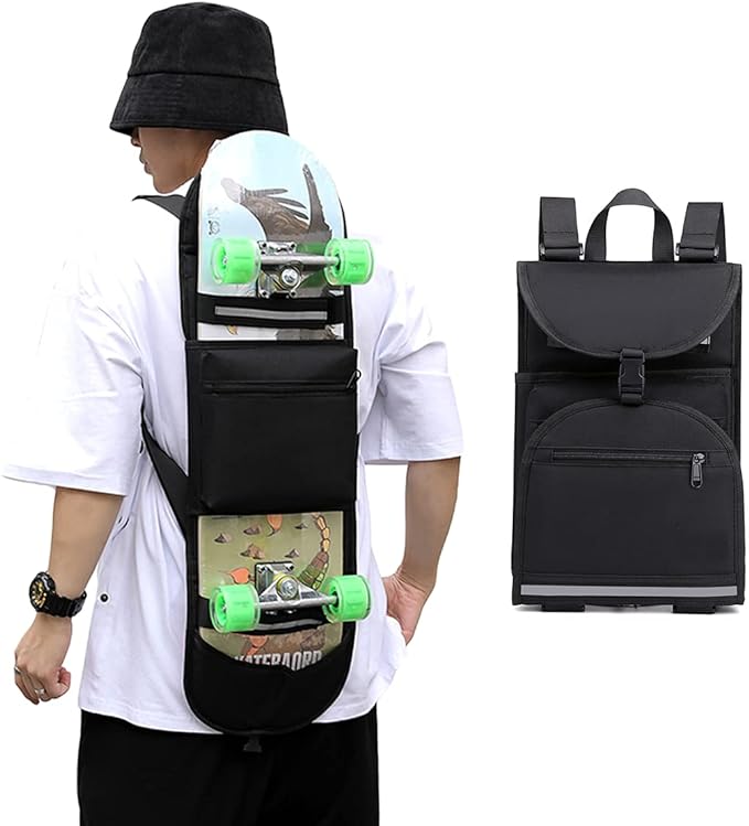 Skateboard Backpack Bag Carrier