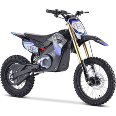 MotoTec Pro 48V/13Ah 1500W Electric Dirt Bike MT-Dirt-Pro-1500 blue front