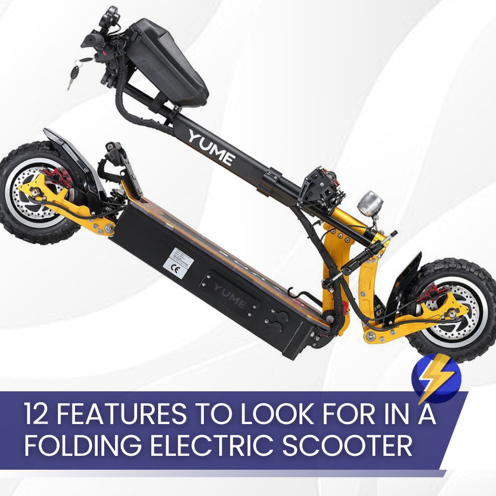 12 Features to Look for in a Folding Electric Scooter