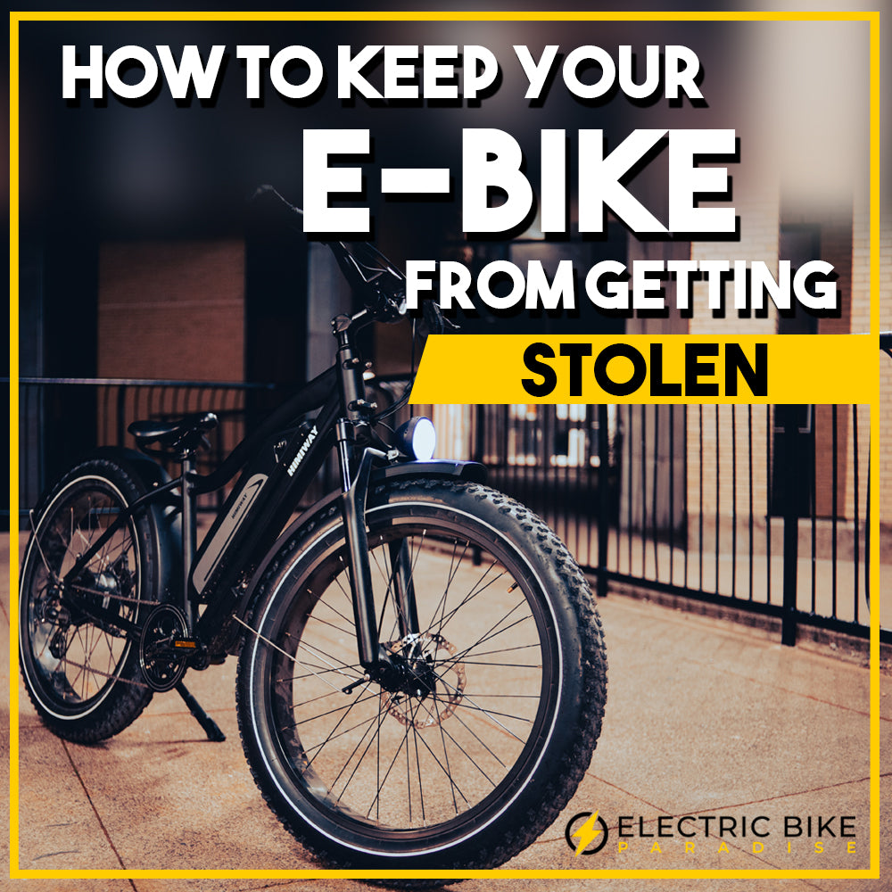 How to Keep your E-bike from Getting Stolen
