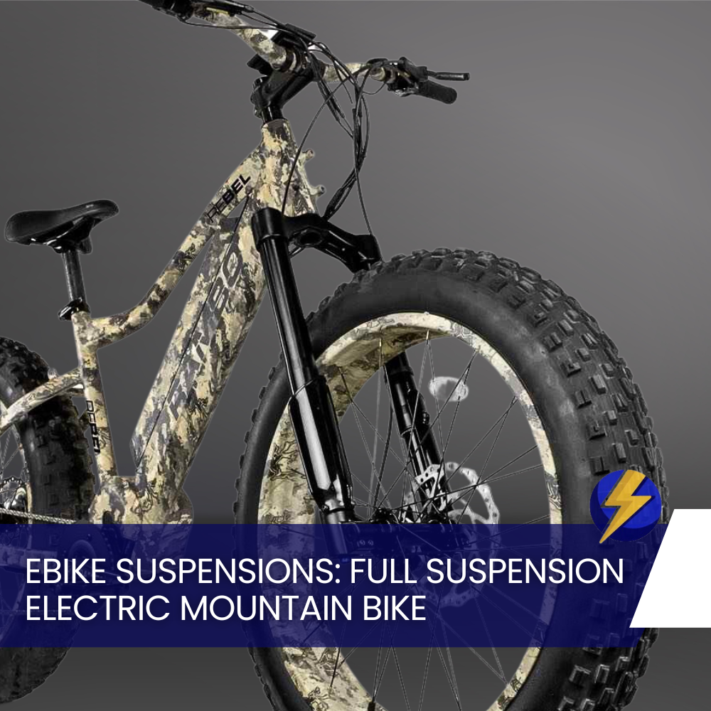 Ebike Suspensions: Full Suspension Electric Mountain Bike