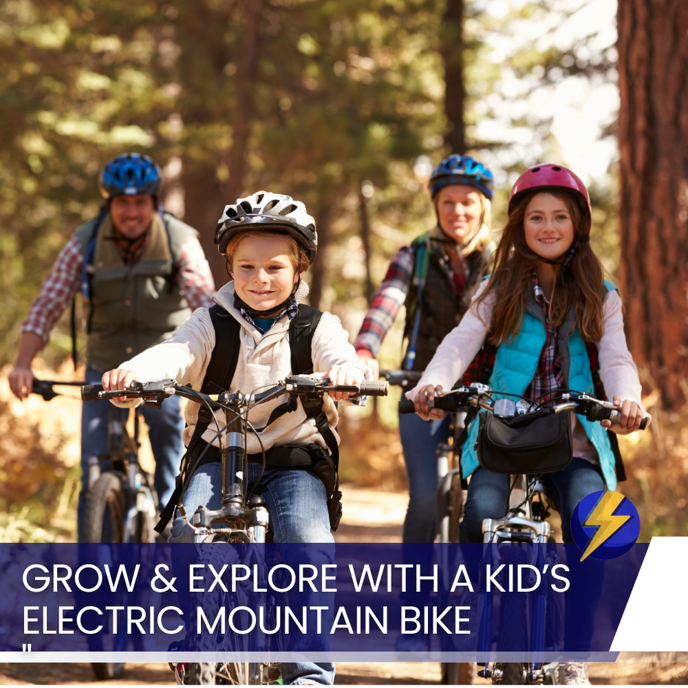 Help Your Children Grow and Explore With a Kids Electric Mountain Bike