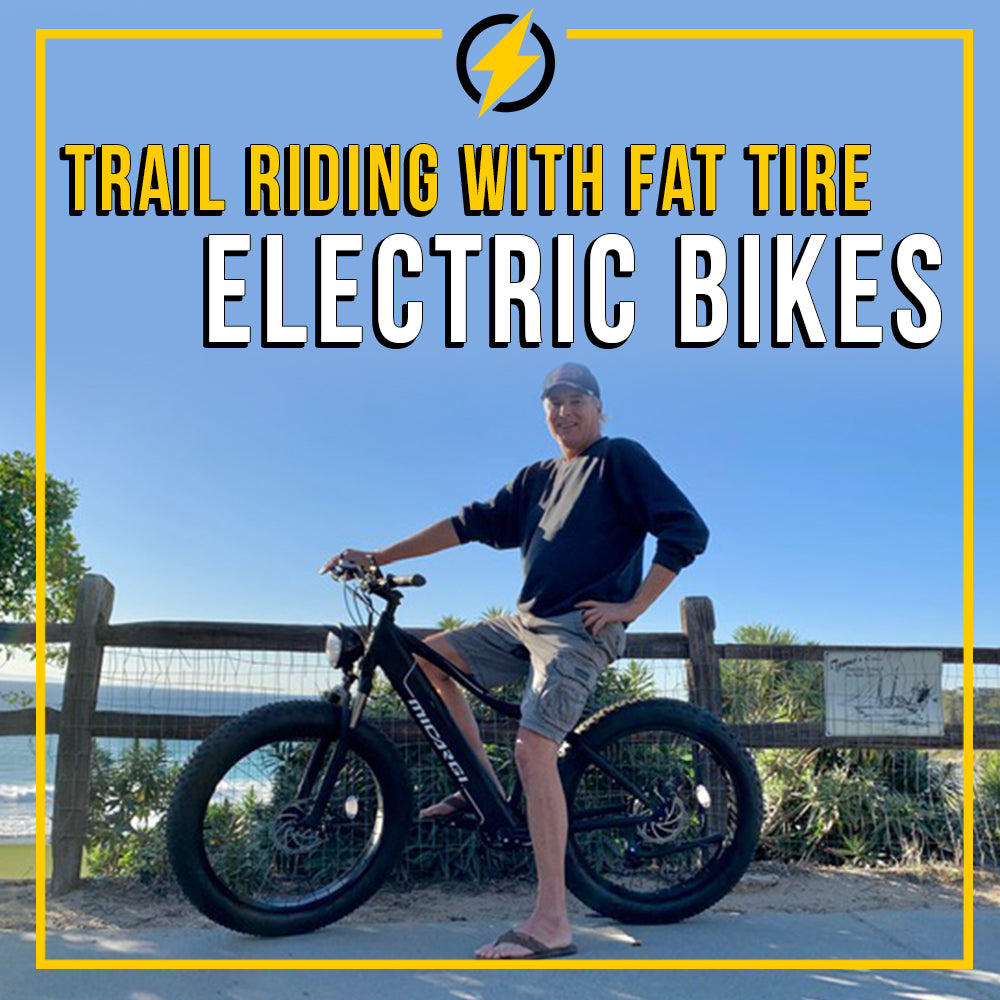 Trail Riding with Fat Tire Electric Bikes