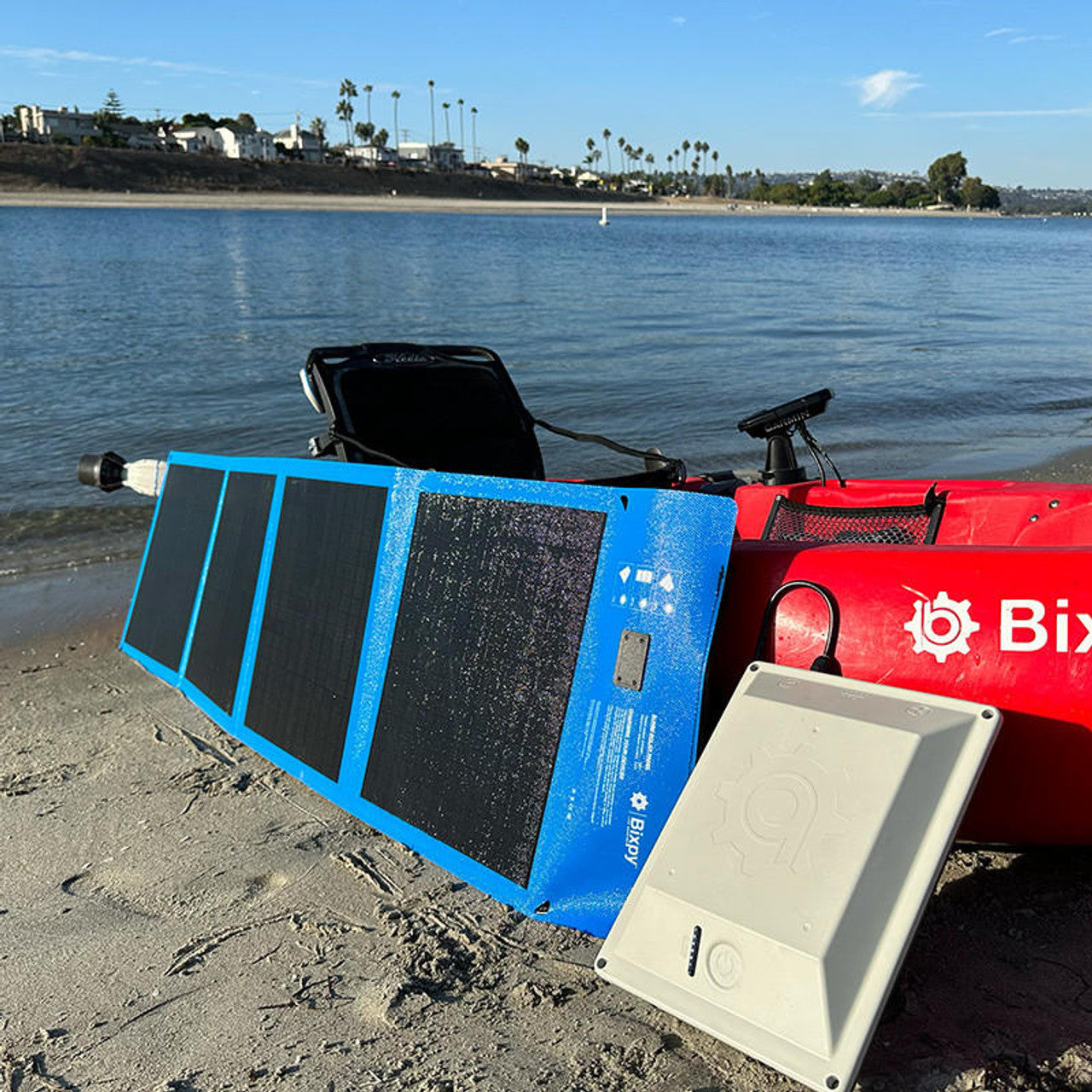 Bixpy K-1 Outboard Kit with Solar (K-1/PP-378/SUN80 bundle)