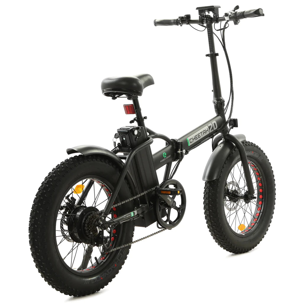 Ecotric 48V Portable and Folding Fat Electric Bike with LCD display