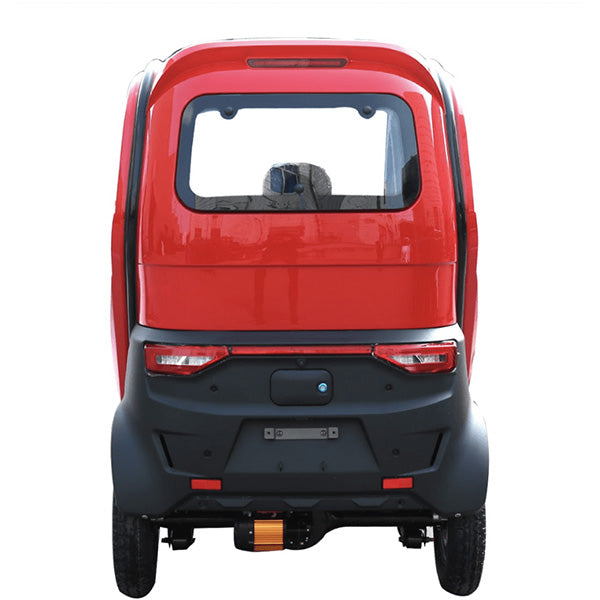 Green Transporter Q Runner 60V/45Ah 1000W Bariatric 4-Wheel Enclosed Scooter back view