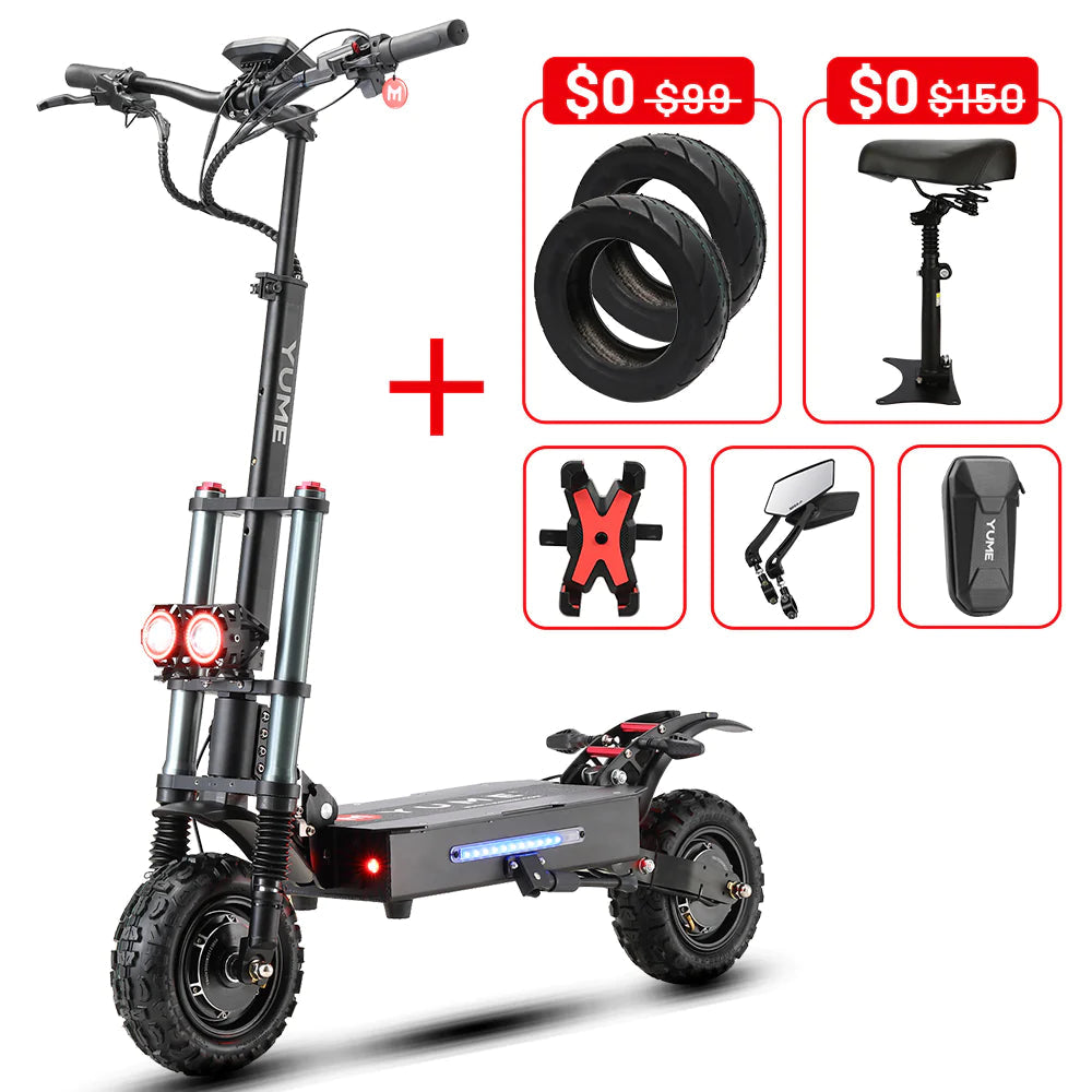 Yume Y11+ Electric Scooter 60V 50MPH 6000W