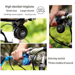 3 Modes Waterproof Bike Horn with Rechargeable Battery