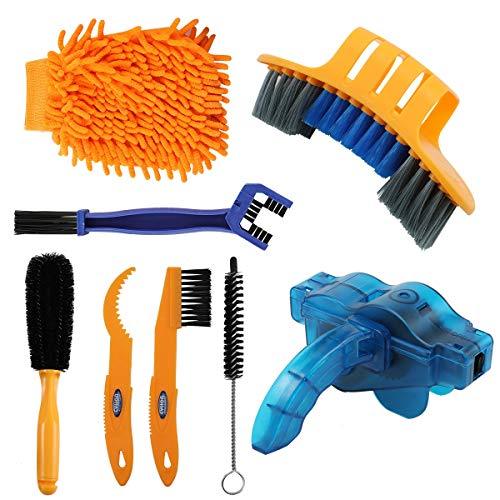 Professional Bike Chain Scrubber Cycle Brake Dirt Remover Tool, Motorcycle  Bike Chain Cleaner Cleaning Brush Blue