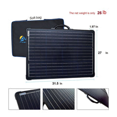 ACOPOWER PLK 200W Monocrystalline Solar Panel Kit HY-PLK-200W20A
