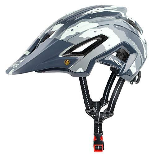 Bike Helmet with Removable Visor and Adjustable Dial