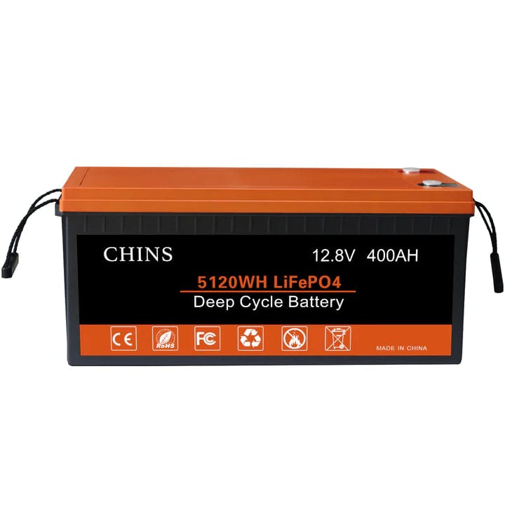 Chins 12.8V/400Ah LiFePO4 Deep Cycle Battery