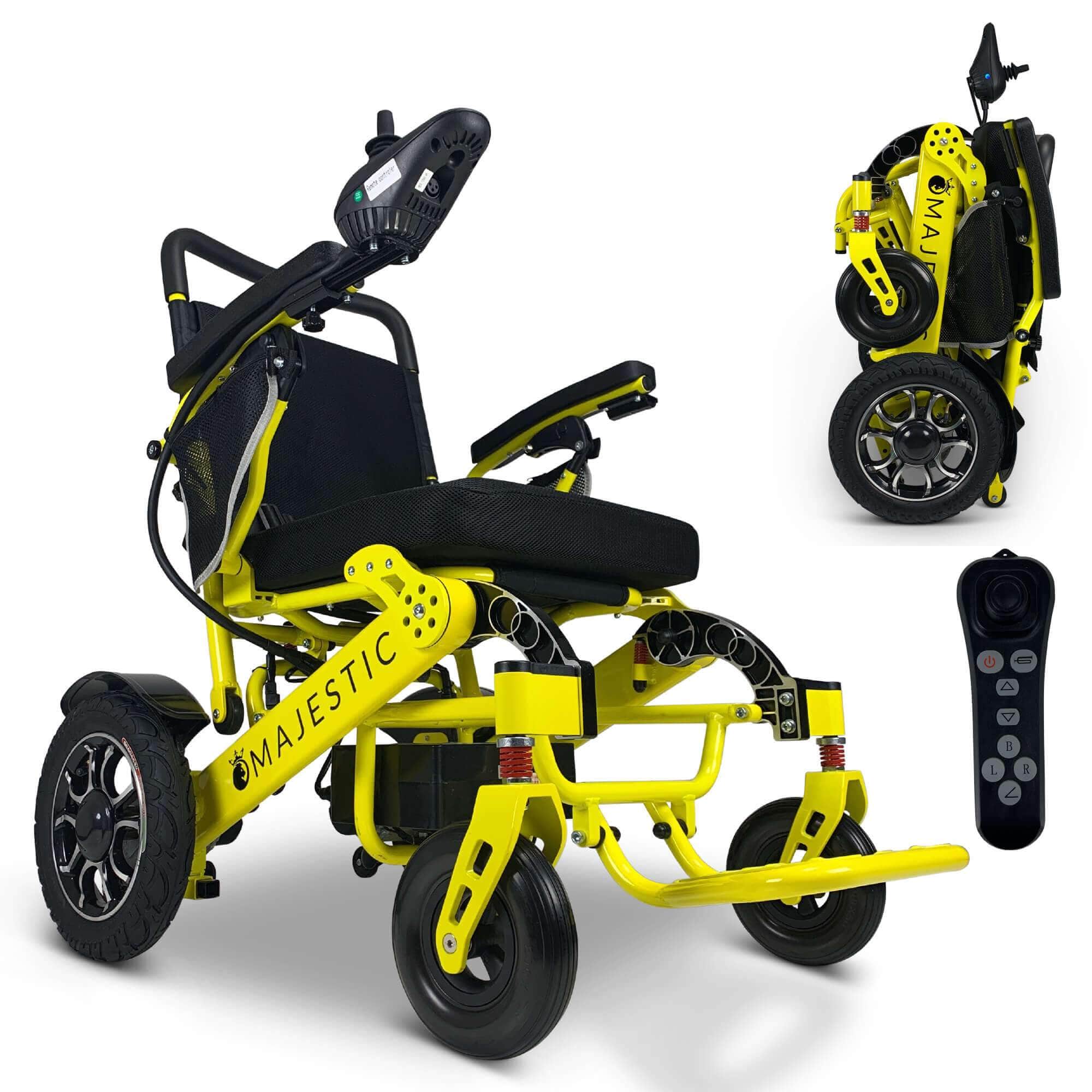 ComfyGo Majestic IQ-7000 12Ah 250W Auto Folding Electric Wheelchair