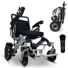 ComfyGo Majestic IQ-7000 12Ah 250W Manual Folding Electric Wheelchair