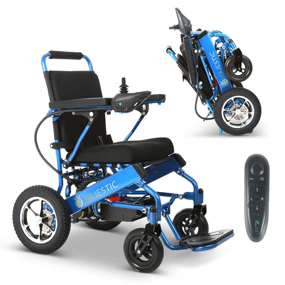 ComfyGo Majestic IQ-8000 20Ah 250W 17.5" Wide Seat Folding Electric Wheelchair