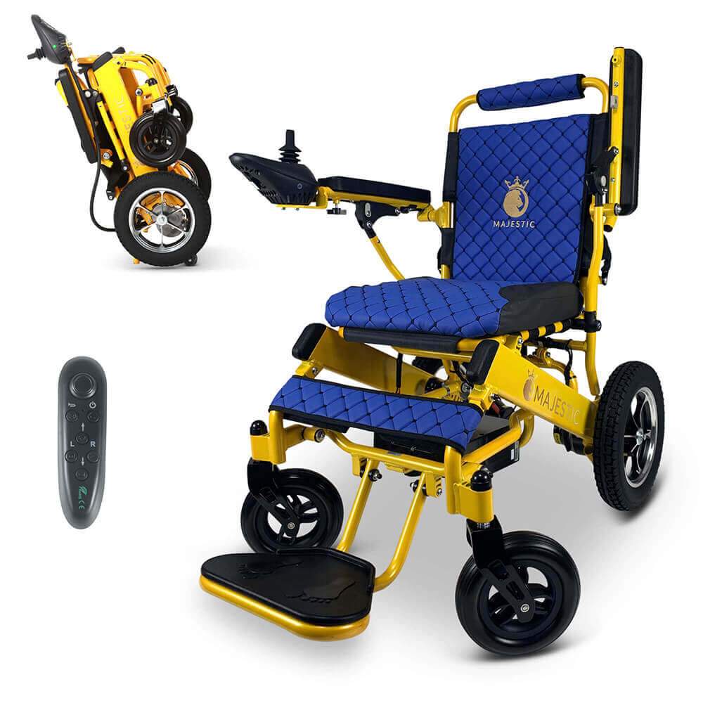 ComfyGo Majestic IQ-8000 20Ah 250W 17.5" Wide Seat Folding Electric Wheelchair
