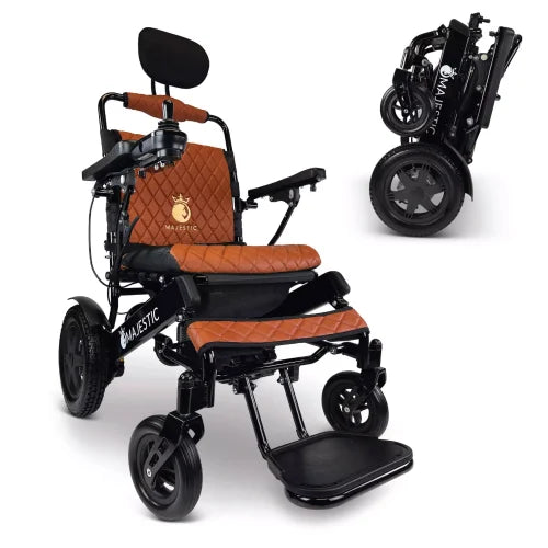 ComfyGo Majestic IQ-9000 20Ah 220W 17.5" Wide Seat Folding Electric Wheelchair