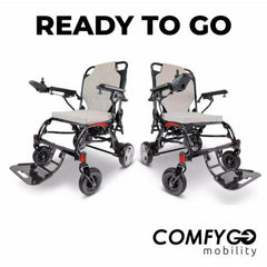 ComfyGo Phoenix 6Ah 180W Carbon Fiber Folding Electric Wheelchair