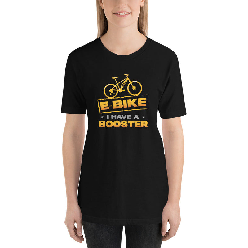 E-bike I Have a Booster Bella + Canvas 3001 Women’s T-shirt Black