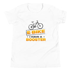 E-bike I Have a Booster Bella + Canvas 3001Y Kid's T-shirt White