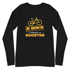 E-bike I Have a Booster Bella + Canvas 3501 Women’s Long Sleeve Shirt