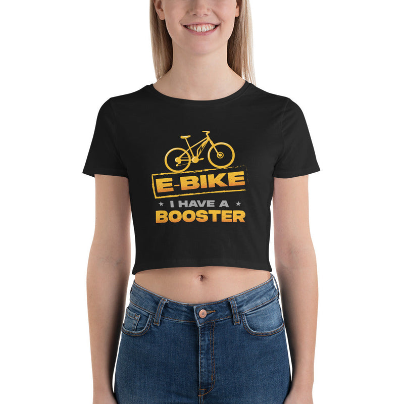 E-bike I Have a Booster Bella + Canvas 6681 Women’s Crop Top