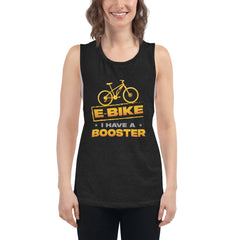 E-bike I Have a Booster Bella + Canvas 8803 Women’s Muscle Tank Top