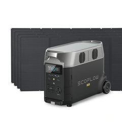 EcoFlow Delta Pro + 400W Solar Panel Solar Generator Kit