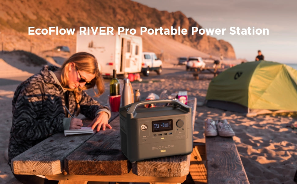 EcoFlow River Pro + 1x 110W Solar Panel Solar Generator Kit