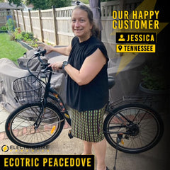 Ecotric Peacedove 36V/10Ah 350W Step-Thru Electric Bike