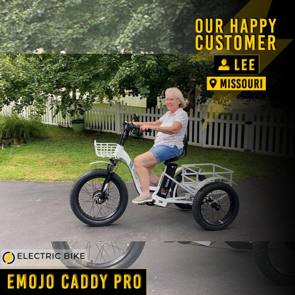 Emojo Caddy Pro 48V/15.6Ah 500W Fat Tire Electric Trike