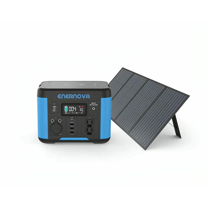 Enernova Smart PEPS300 300W + 1x SP18100 100W Solar Panel Solar Generator Kit