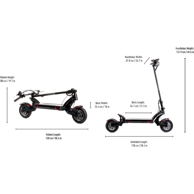Evolv Pro-R 60V/21Ah 3000W Stand Up Folding Electric Scooter