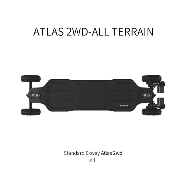 Exway Atlas Carbon 2WD All Terrain Electric Skateboard EB-A12WD