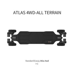 Exway Atlas Carbon 4WD 1200W All Terrain Electric Skateboard EB-A14WD