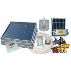 Heliatos RV Freeze Protected Solar Water Heater Kit with Built-In Heat Exchanger