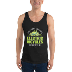 I Don't Always Think About Electric Bicycles Oh Wait, Yes I Do Men's Tank Top Bella + Canvas 3480 Men's Tank Top