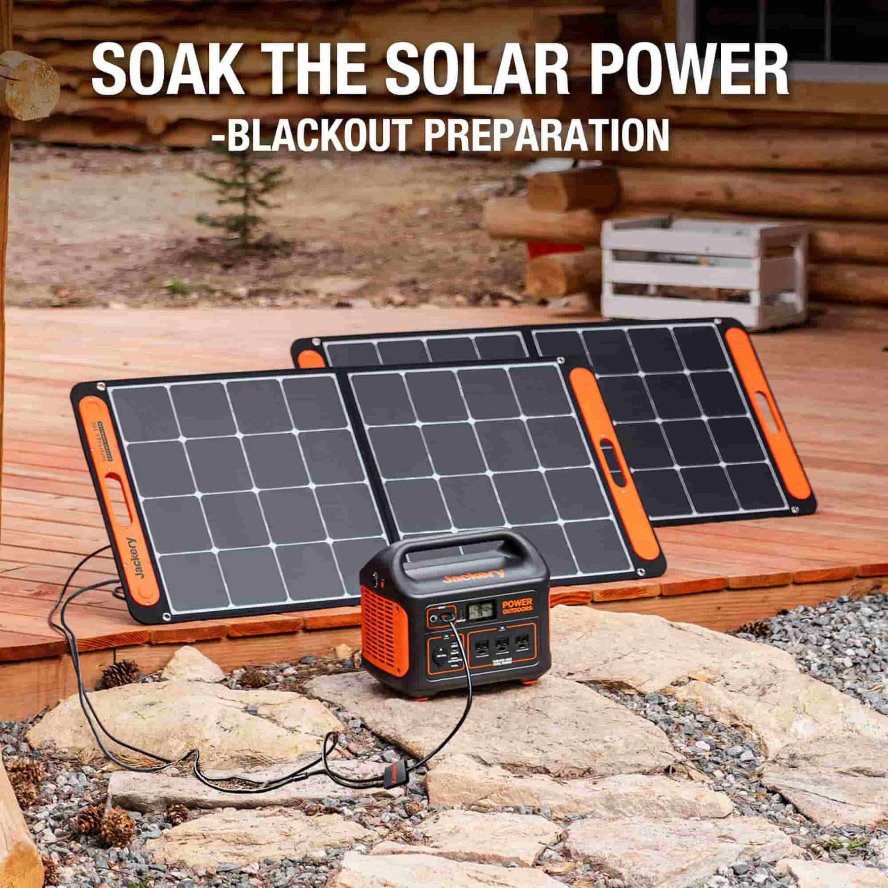 Jackery SolarSaga 100W Portable Solar Panel SP100BKH