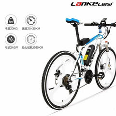LANKELEISI 48V/10Ah 240W Electric Mountain Bike MX3.8