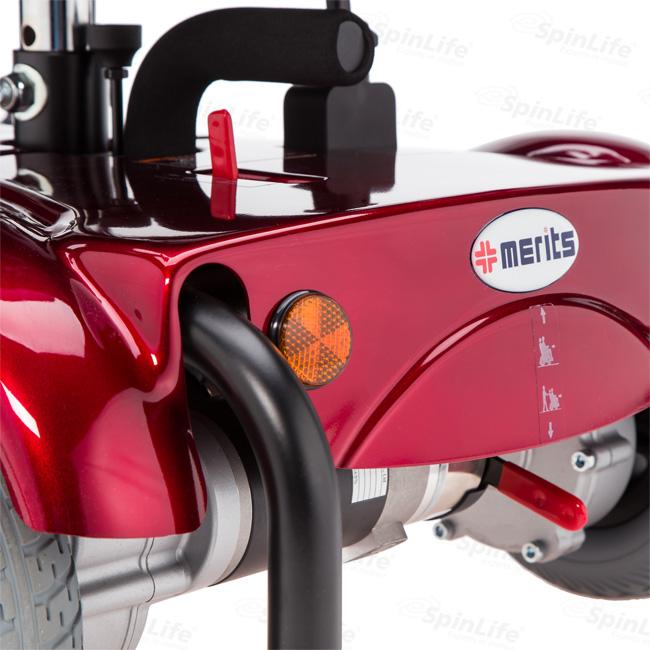 Merits Health EZ-GO 12V/15-22Ah Rear-Wheel Electric Wheelchair P321A