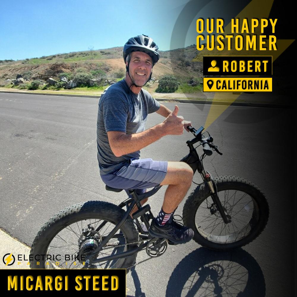 Micargi Steed 48V/11.6Ah 800W Fat Tire Electric Mountain Bike EB-STEED