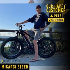 Micargi Steed 48V/11.6Ah 800W Fat Tire Electric Mountain Bike EB-STEED