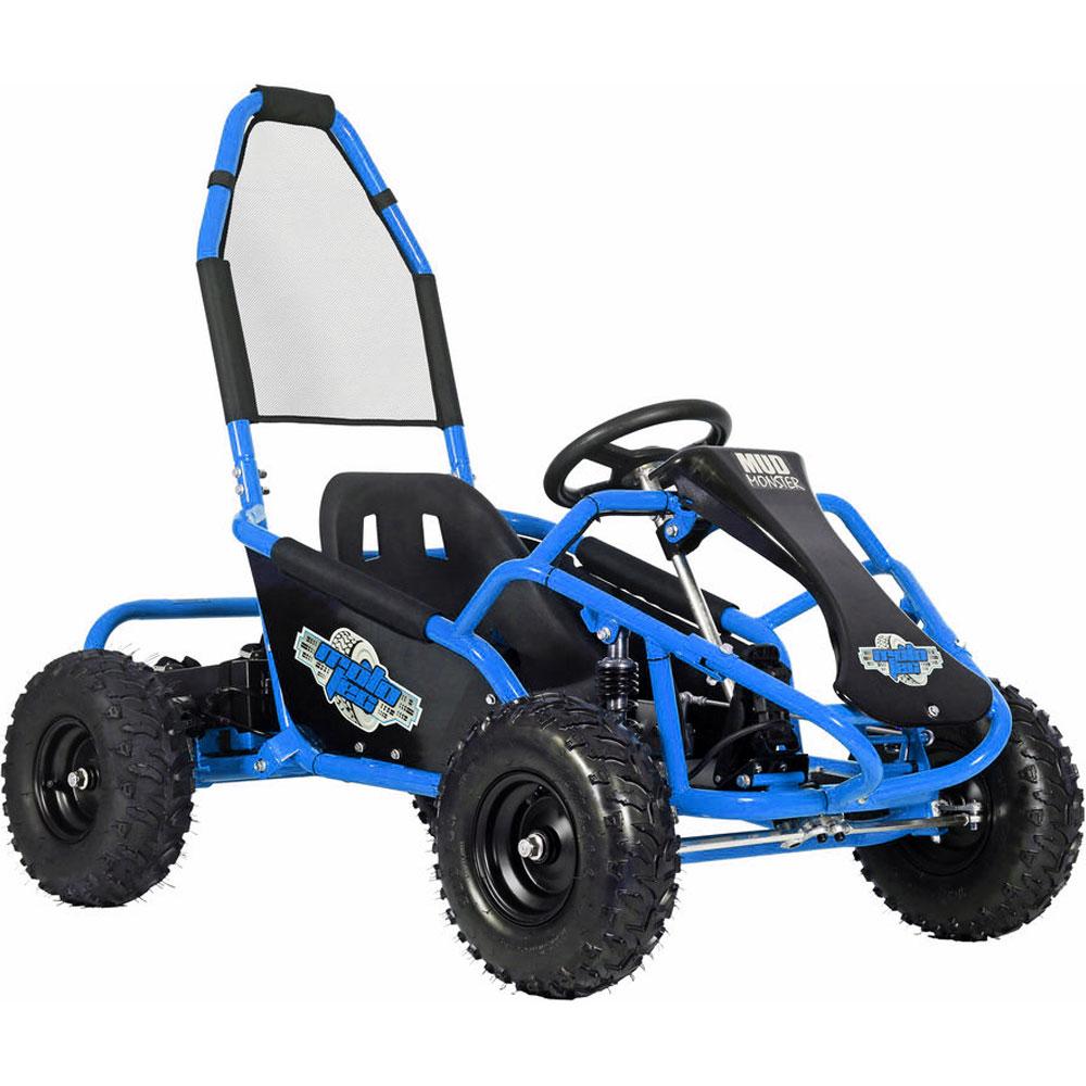 MotoTec Mud Monster 48V/12Ah 1000W Full Suspension Kids Electric Go Kart MT-GK-Mud-1000w