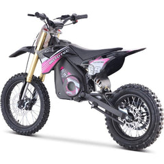 MotoTec Pro 48V/13Ah 1500W Electric Dirt Bike MT-Dirt-Pro-1500 pink back