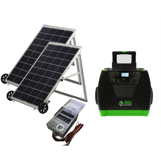 Nature's Generator Elite Gold PE System 3600W + 2x 100W Solar Panel + 1x Power Transfer Solar Generator Kit