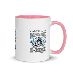 Never Underestimate the Power of an E-bike Coffee Mug with Color Inside