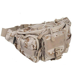 OLEADER Tactical Waist Pack Military Molle Gear Bag Portable Fanny Packs Hip Belt Pouch for Outdoor Camping Hiking Hunting Cycling