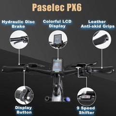 Paselec PX6 48V/12Ah 750W Folding Fat Tire Electric Bike