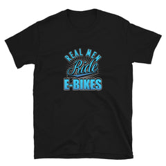 Real Men Ride E-bikes Gildan 64000 Women's T-Shirt