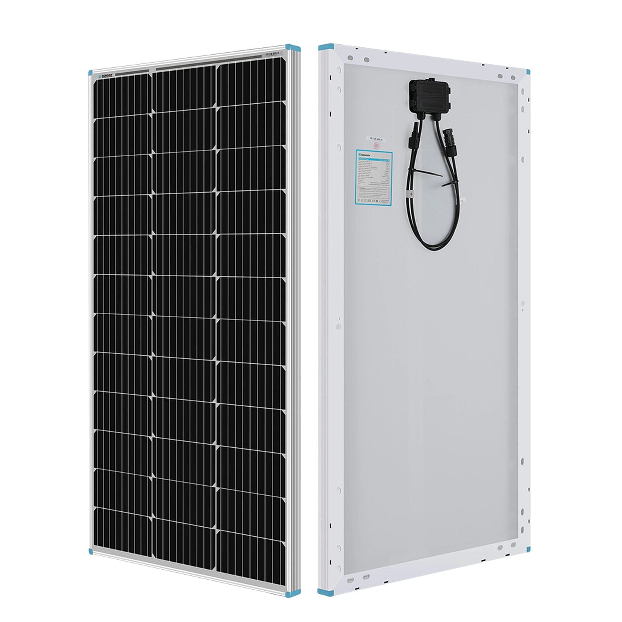 Renogy 100W 12V Compact Design Monocrystalline Solar Panel